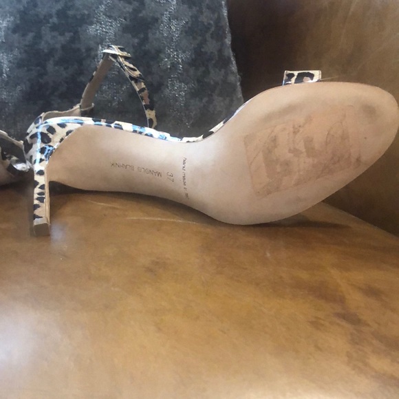 🐝Manolo Blahnik Chaos Leopard Print - Picture 4 of 4